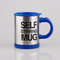 Colorful Self Stirring Mug Stainless Free Stirring Cup Logo Customized supplier
