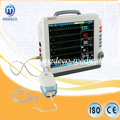 Clinic Portable  Multi-Parameter ECG Patient Monitor 9000 with ECG Machine
