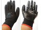 13 gauge polyester nitrile coated glove