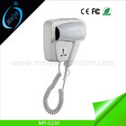 wall mounted hair dryer with triangle socket
