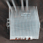 Copper base and aluminum stacked fin heat sink