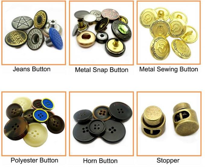 Gold Custom Metal Buttons For Jeans decorative buttons for clothing