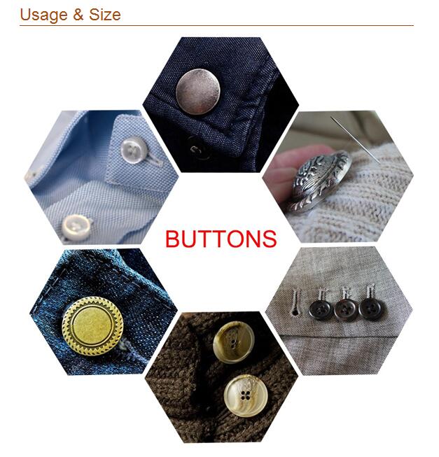 Fantastic Rainbow Buttons Garment Accessories Horn Buttons 34L