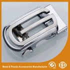 China Personalized Silver Die Casting Auto Lock Belt Buckle For Leather Belt distributor
