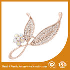 China Anniversary / Wedding Fashion Jewelry Brooches , Small Crystal Brooches distributor