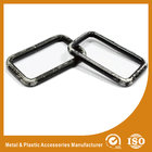 China Buckle Inner 49.7X25X5MM Black Square Ring Handbag Accessories / Handbag Parts distributor