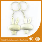 China Male and Female Rabbit Couples keychains For Valentine Day Gift distributor