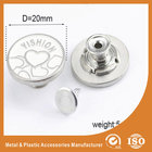 China Metal Zinc Alloy Garment Accessories Jeans Button , Multi Colors custom clothing buttons distributor