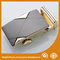 Embossing Automatic Custom Belt Buckle Gold Plated / Silver Plated supplier