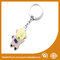 Personalizable Pig Custom Metal Keychains Two Colors Plating supplier