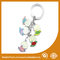 Baby Shape Drop Personalised Engraved Keyring / Customised Key Chains supplier
