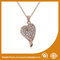 OEM / ODM Metal Chain Necklace For Women Heart Pendant Necklace supplier