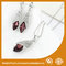 Customized Jewelry Silver Plated Two-Piece Zinc Alloy Jewelry Sets With Synthetic CZ supplier