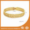 cheap Fashion Jewelry OEM Men Wide Metal Chain Bracelet 18k Gold Chain Radiation Protection