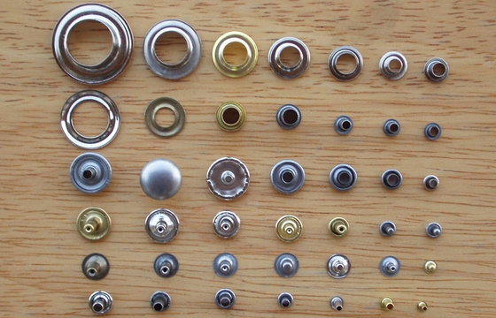 China Plating Brass Custom Snap Buttons Garment Eyelet Hardware Accessories supplier