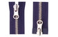 10# Heavy Duty Coat Garments Zipper Platinum Plated Two-Way Separation supplier