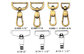 Snap Hook Metal Keychains Hang Small Gourd Zinc Alloy Key Chain Buckle Handbag supplier
