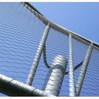 High Tensile 3D Balustrade Infill Cable Mesh For Railing/ Balustrade Mesh Fence