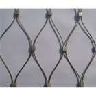 Flexible Black Oxide 7*7 SS X-Tend Ferrule Wire Rope Mesh For Zoo Decorative