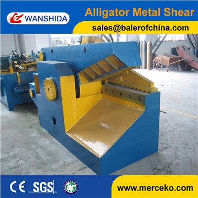 China 160ton Hydraulic Metal Shear/Alligator scrap bar cutter machine for round steel with button control supplier