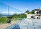 Frameless glass balustrade aluminum U base channel for balcony glass railing design supplier