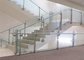 Stainless steel balustrade post glass railing balcony railing design supplier