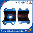 Ductile iron saddle clamp for steel pipe