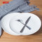 Western restaurant round white 11inch ceramic pie plate wholesale