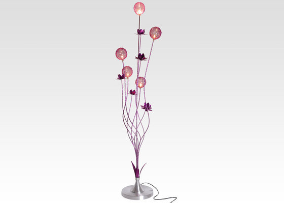 Purple Ikebana Decorative Floor Lamps supplier