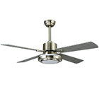 China Funky Living Room / Bedroom Ceiling Fans with Light Kits 52 Inch distributor