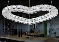China Home Decoration Custom Crystal Ring Chandelier 20W LED 7500K - 8000K distributor