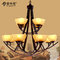 Modern / Vintage  Wrought Iron Chandelier 12 Light Hanging Lamp for Residential supplier