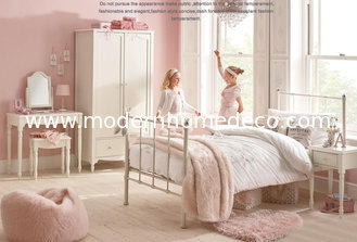 UK style pink metal kids bed