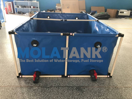 China 2000L flexible square   5000lFish farming tank in door and out door using water storage tank supplier