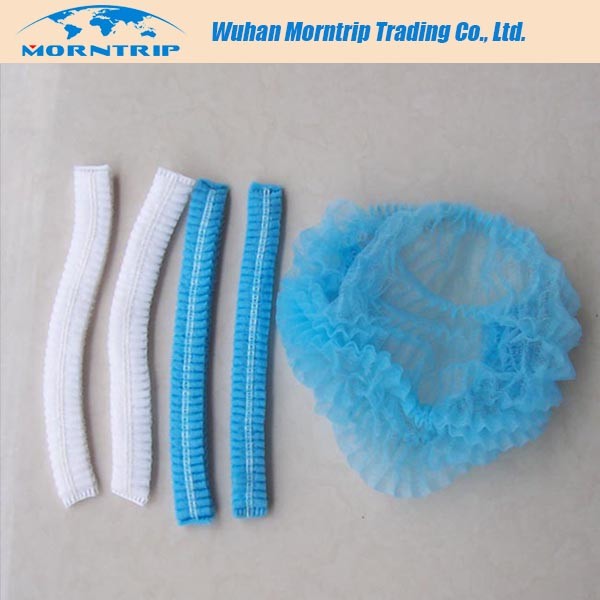Colorful Disposable Nonwoven PP Surgical Bouffant Clic Surgical Cap with Elastic