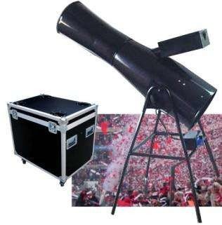 China Flight Case Packing Stage Effect Machine Jet Confetti With 300 Sqm Coverage supplier