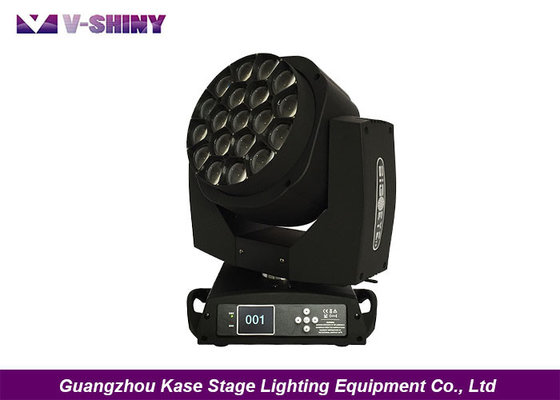 China 19X15W Moving Head Led Lights / Dmx Led Moving Head Spot Light For Stage Events supplier