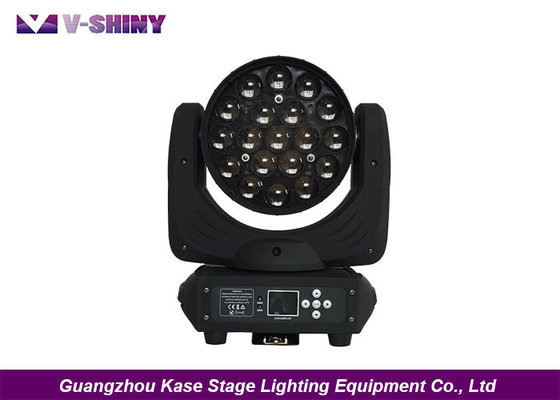 China Mac Auro Zoom Mini Led Moving Head Light 19pcs X 12watt For Theater Washing supplier