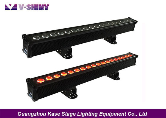 China 18w X 18pcs Rgbwauv 6 In1 Pixel To Pixel Led Stage Light Bar Dmx512 40 Degree Beam Angle supplier