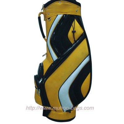 Top Quality Orange Sports Travel Golf Stand Bag