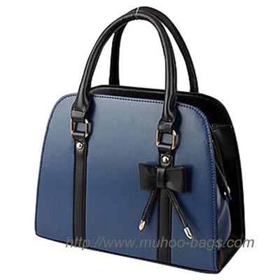 Fashion Blue PU Lady handbag for outdoor (MH-6042)