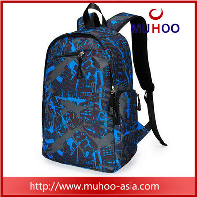 Blue travel sports duffle bag laptop school backpacks for college