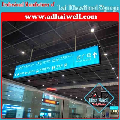 China Airport Hanging LED Direction Signage supplier