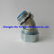 Zinc die cast 45 degree elbow liquid tight conduit fittings with insulated throat and lock nuts