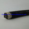1/2" black corrugated PVC covered stainless steel 304 flexible conduit