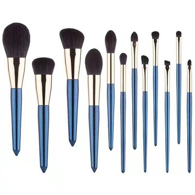 China High quality soft touch grey hair full makeup brush set OEM cosmetic brush set factory supplier