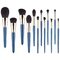 High quality soft touch grey hair full makeup brush set OEM cosmetic brush set factory supplier