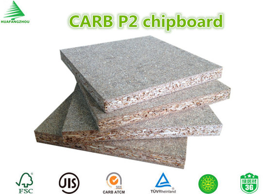 Furniture grade CARB P2 class wholesale cheap plain 18mm chipboard