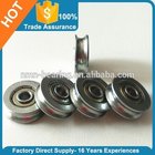 High performance u groove ball bearing pulley with ball bearing