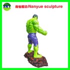 life size fiberglass   movie marvel character hulk statue as decoration in park or hall center